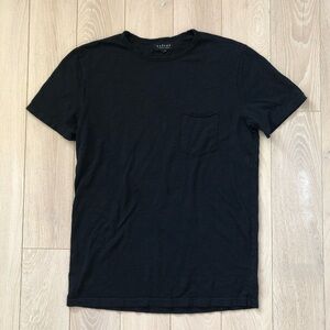 Velvet by Graham & Spencer Pocket T Shirt in Black Size S